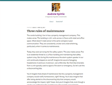 Tablet Screenshot of andrewspittle.com